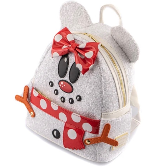 Loungefly Disney Snow Minnie Mouse Sequin Cosplay Mini Backpack & Wallet main image 6